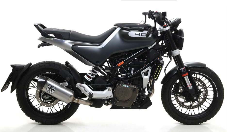 ハスクバーナ SVARTPILEN/VITPILEN701 ARROW チタン Arrow Pro-Race Nichrom 